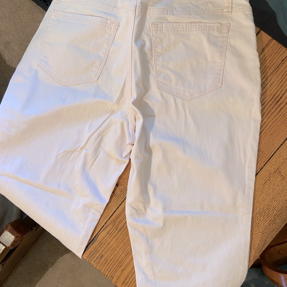 Lee Riders, EUC,size 14, Light pink capri denim jeans,
